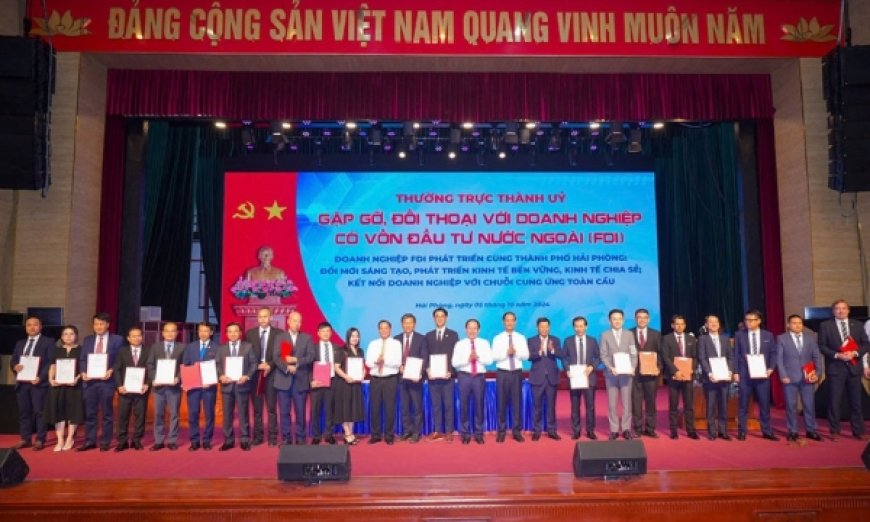 Hải Phòng gặp gỡ đối thoại với doanh nghiệp FDI